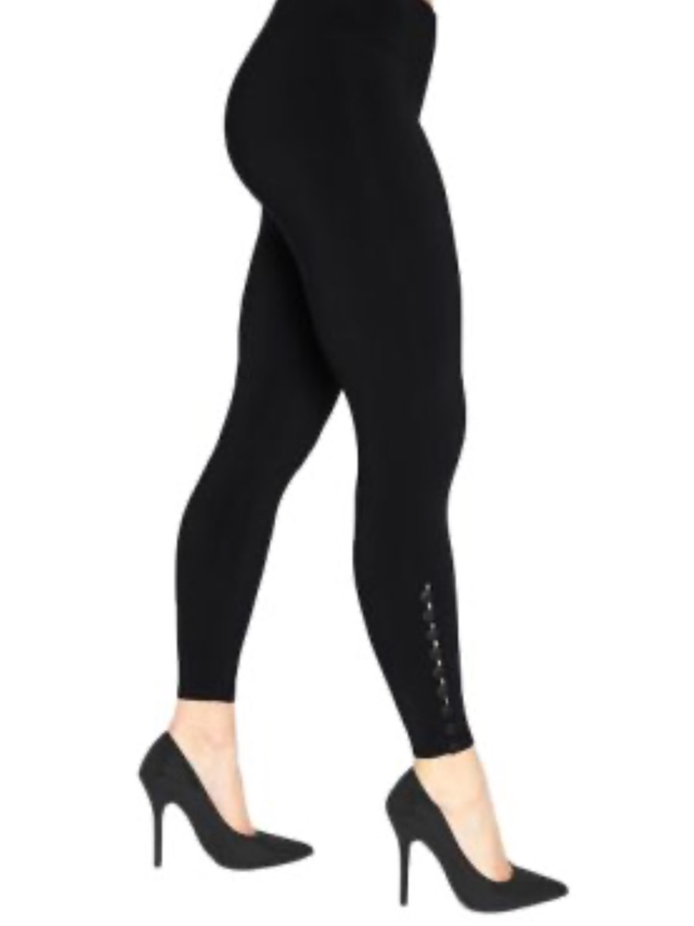 Sympli Leggings with Side Button Detail